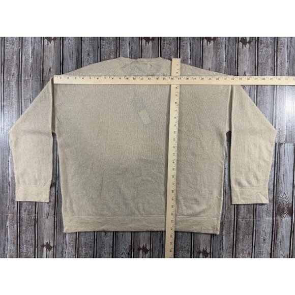 Barna 100% Cashmere Sweater color camel size 46 NWT $895 Made Terni Italia - Picture 5 of 7